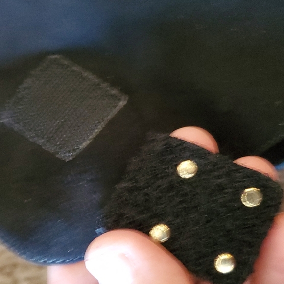 Michael Kors velcro  suede heels - Picture 6 of 10